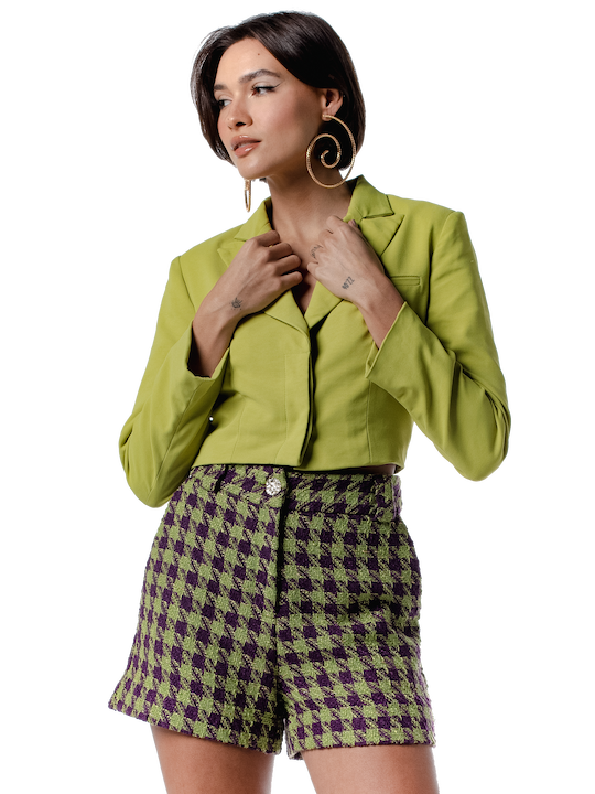 Blazer cropped alfaiataria 363812 Skenn frente feminino Imagem principal do produto