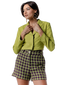 Blazer cropped alfaiataria 363812 Skenn frente feminino