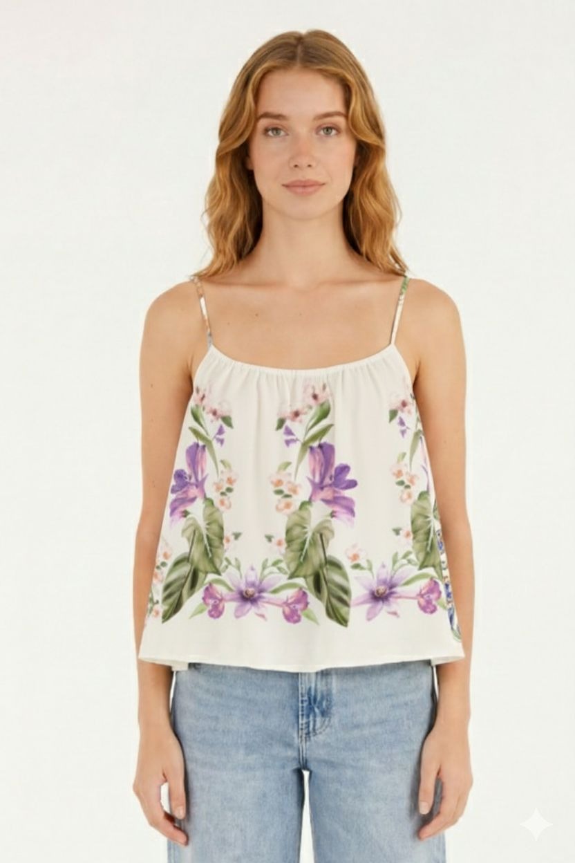 Blusa Feminina Farm ref. BLUSA JARDIM - VintedoisK Imagem principal do produto