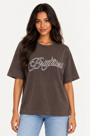 Marrom | T-Shirt Boxy Pair Countdown Lerrux — frente
