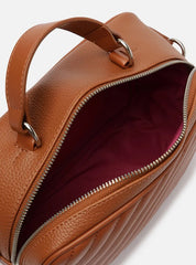 BOLSA TIRACOLO MARROM ELISA MÉDIA A 50023 0412 0084 AREZZO