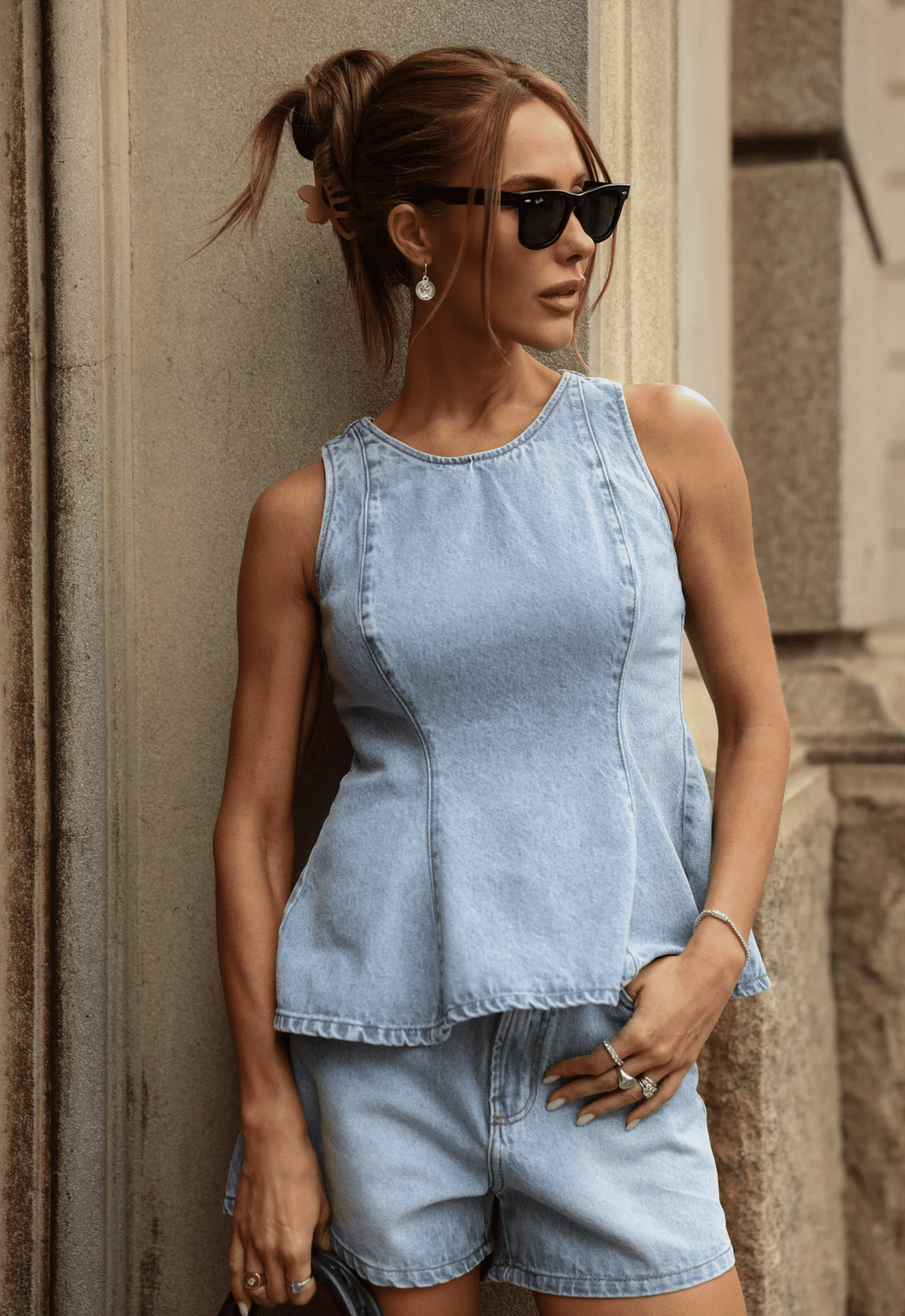 Blusa Feminina Alcance ref. BLUSA JEANS - VintedoisK