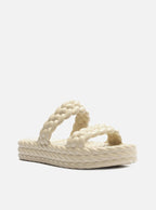 Sandália Feminina BRIZZA ref. BRANCA FLATFORM - VintedoisK