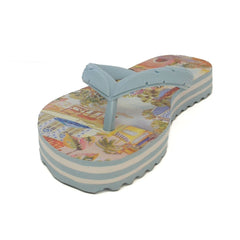 Chinelo De Dedo Azul Estampado J 10060 0022 0011 Farm Shoes