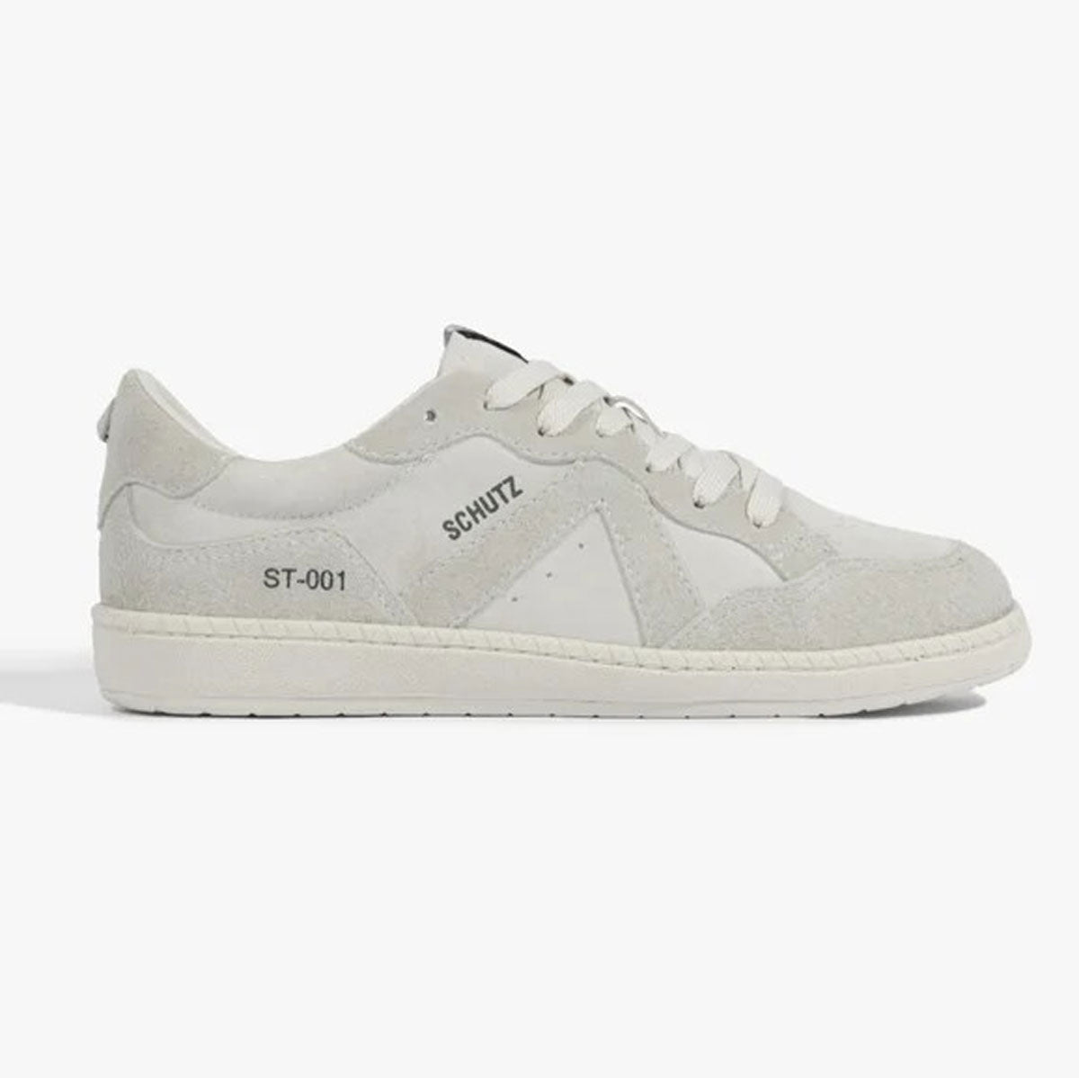 TÊNIS SCHUTZ ST 001 CAMURÇA BRANCO CINZA S 21853 0001 0048 SCHUTZ