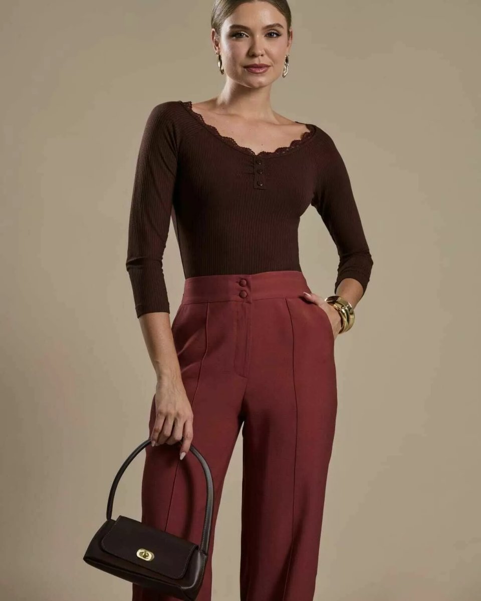 Blusa Feminina Coqueta ref. BLUSA CANELADA - VintedoisK