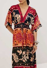VESTIDO MIDI TUNEL MANGA 104836 CACAY