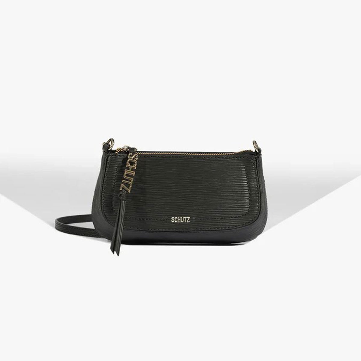 BOLSA TIRACOLO PEQUENA TINA PRETA S 50015 0712 0060 SCHUTZ