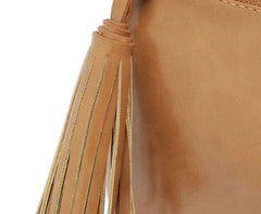 BOLSA TIRACOLO MÉDIA TASSEL MARROM C 50016 1966 0002 ANACAPRI