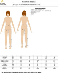 CALÇA JEAS COMFORT 3355009S ALCANCE