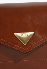 BOLSA TIRACOLO LIESE PEQUENA MARROM S 50010 0935 0002 SCHUTZ