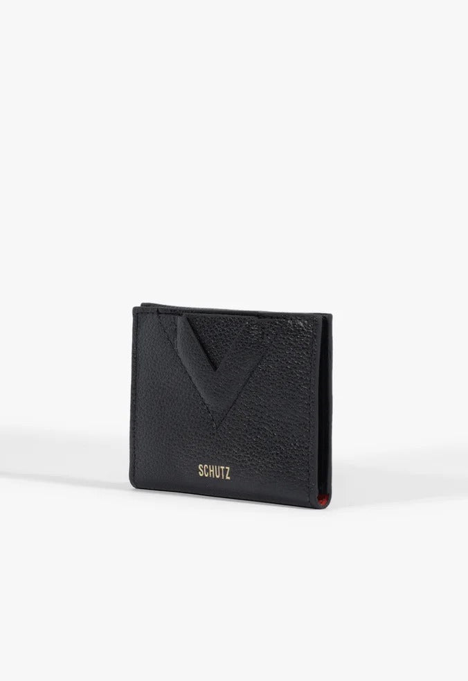 PORTA CARTÕES ELLIE COURO PRETO S 46058 0111 0058 SCHUTZ Imagem secundária do produto