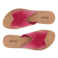 RASTEIRA TIRAS CRUZADAS COURO ROSA C 30014 0004 0099 ANACAPRI