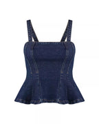 Blusa Feminina Alcance ref. JEANS PEPLUM - VintedoisK