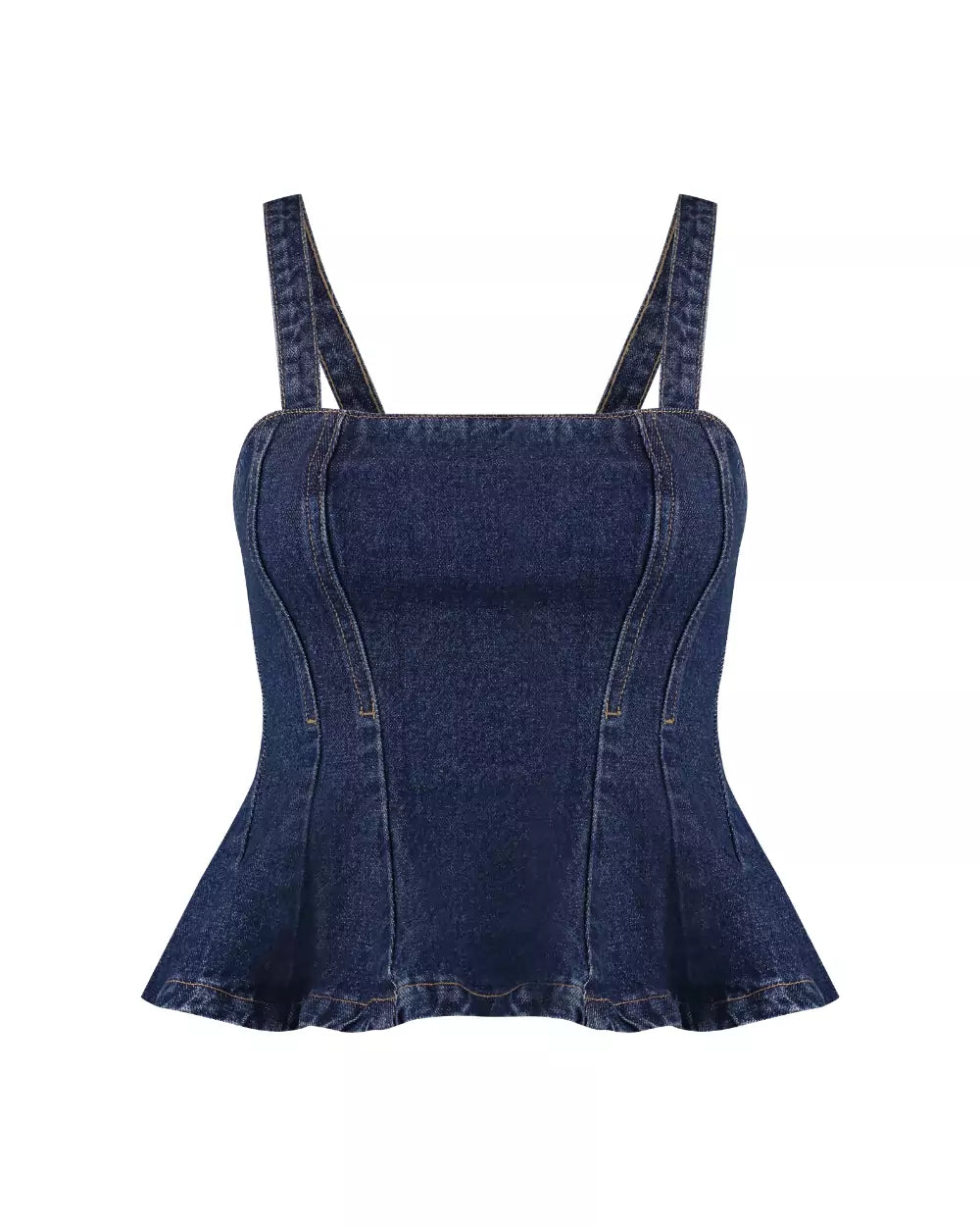 Blusa Feminina Alcance ref. JEANS PEPLUM - VintedoisK