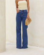 Calça Feminina ALCANCE ref. JEANS FLARE - VintedoisK