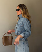 Camisa Feminino Alcance ref. CAMISA JEANS - VintedoisK