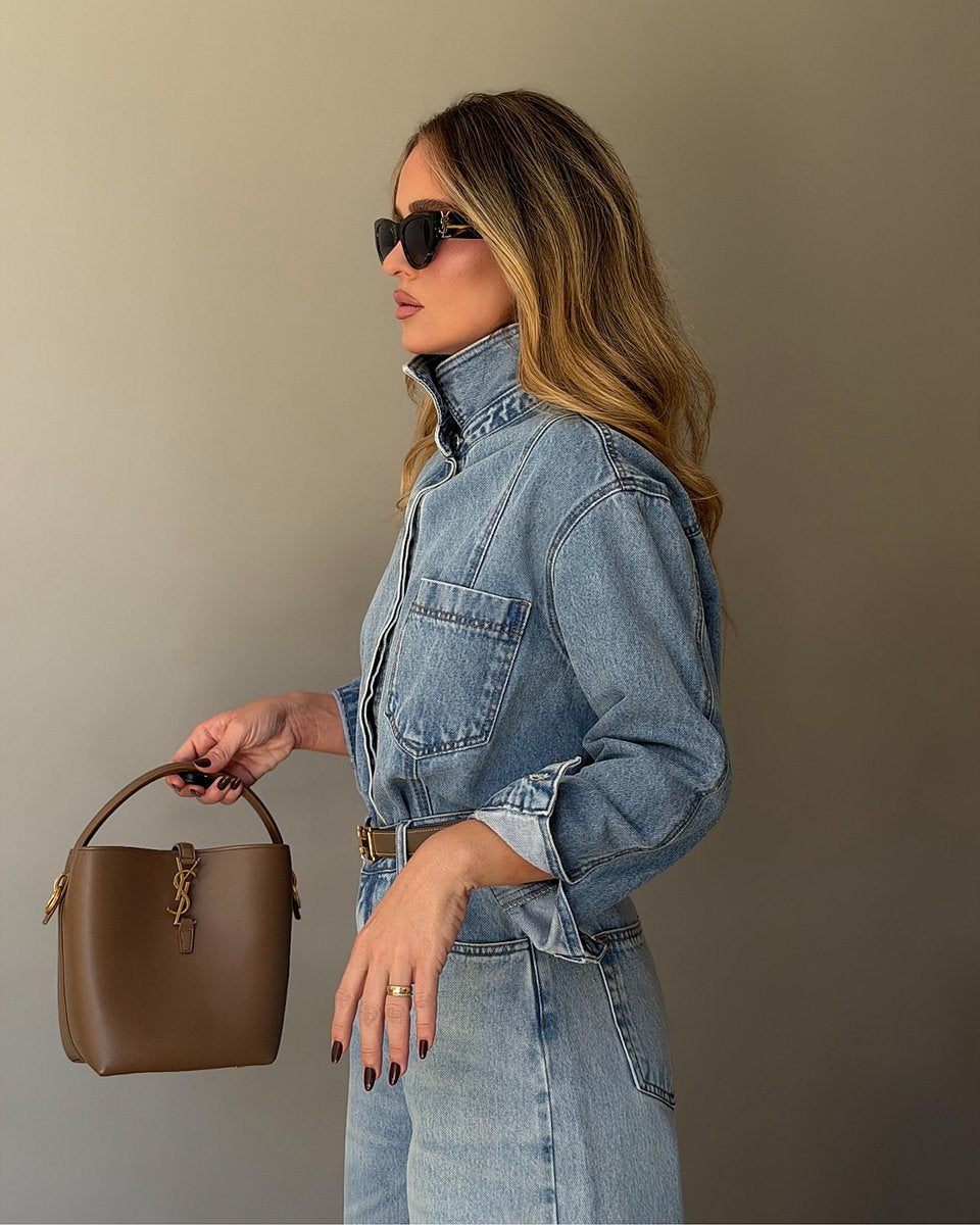 Camisa Feminino Alcance ref. CAMISA JEANS - VintedoisK