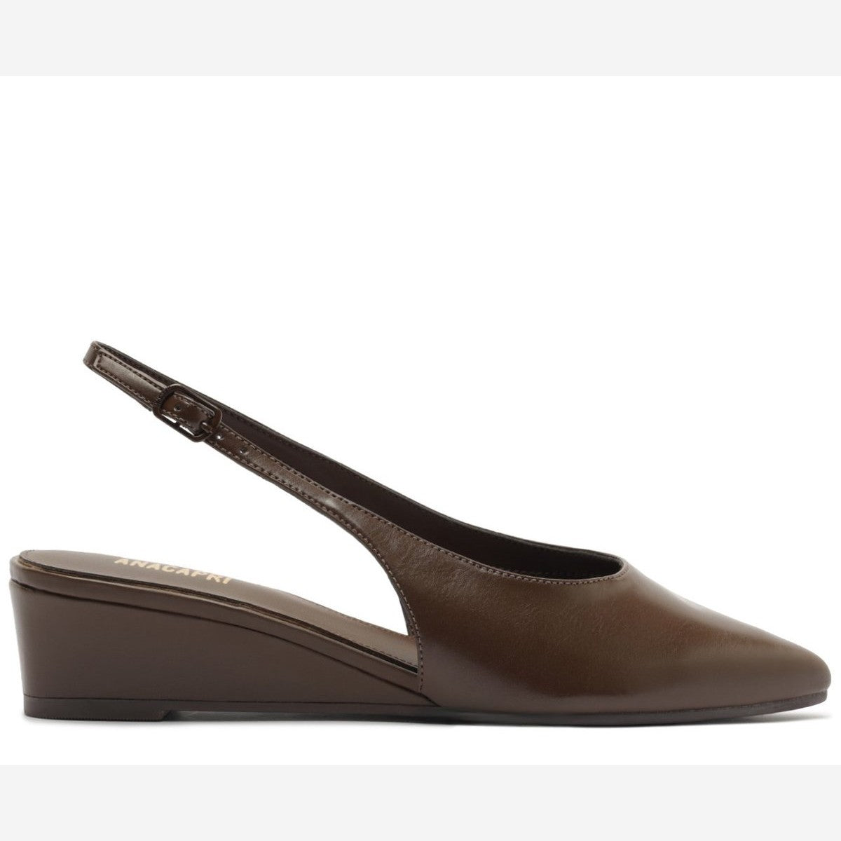 SCARPIN SLINGBACK ANABELA BICO FICO MARROM COFFEE C 30833 0004 0001 ANACAPRI