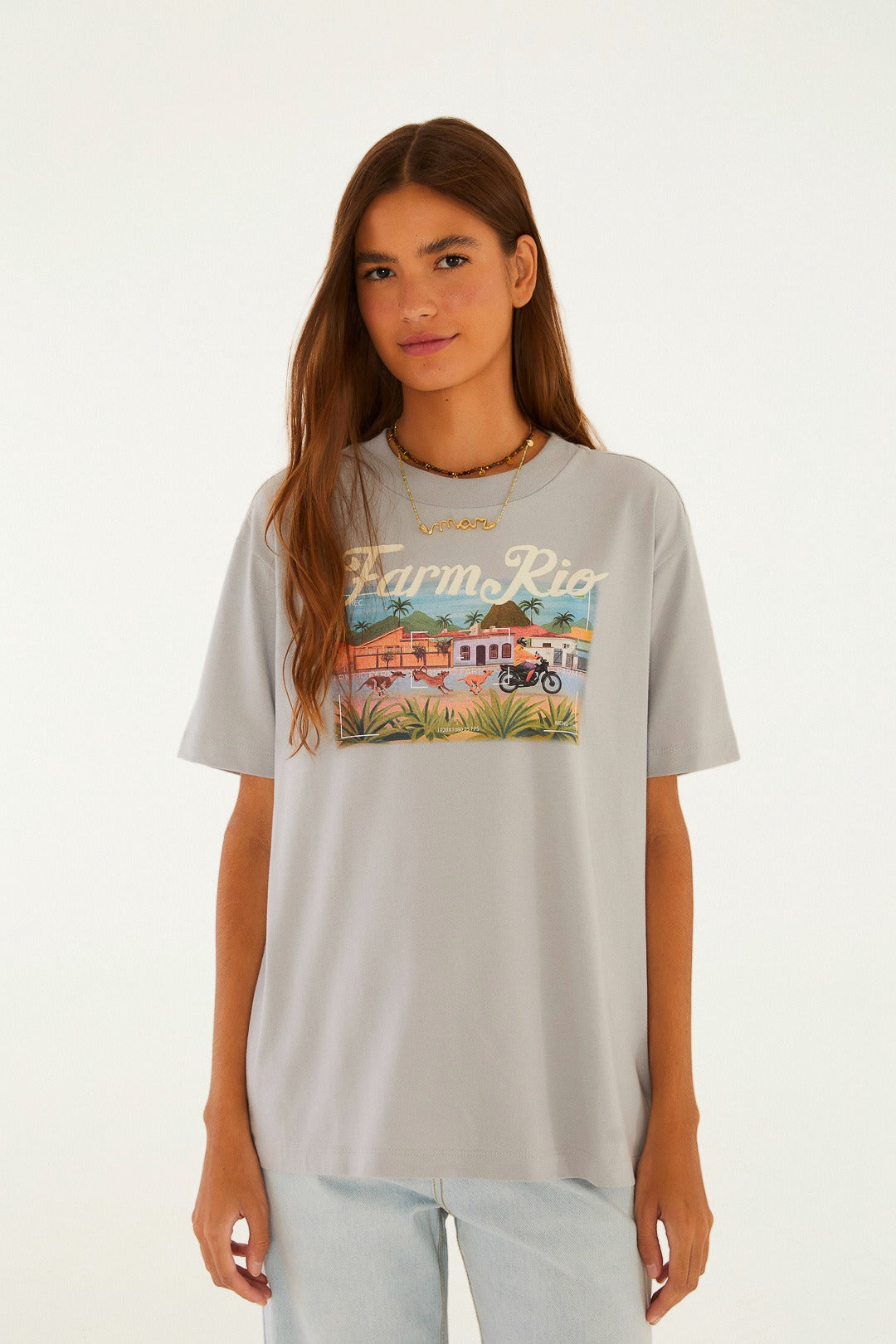 Blusa Feminina Farm rio ref. BLUSA T - VintedoisK Imagem principal do produto