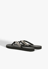 CHINELO PRETO COM TIRAS DE STRASS S 22296 0011 0002 SCHUTZ