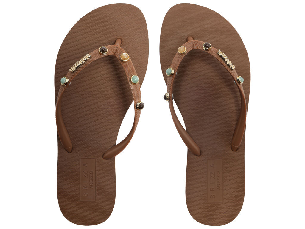 Chinelo Feminino Brizza ref. CHINELO MARROM - VintedoisK