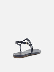 SANDÁLIA RASTEIRA AZUL TIRAS SLIM BÁSICA  A 03274 0012 0236 AREZZO