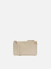 BOLSA TIRACOLO OFFWHITE TRESSÊ PEQUENA TAG A 50021 1022 0002 AREZZO