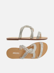 RASTEIRA BRANCA ENLACE TIRAS CRISTAIS A 02012 0560 0002 AREZZO