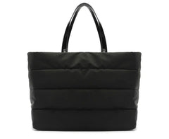 BOLSA SHOPPING GRANDE NYLON FLUFFY PRETA C 50001 0126 0005 ANACAPRI