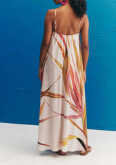 VESTIDO LONGO DET ARGOLA 102894 CACAY