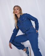 Calça Feminina Alcance ref. JEANS PARACHUTE - VintedoisK