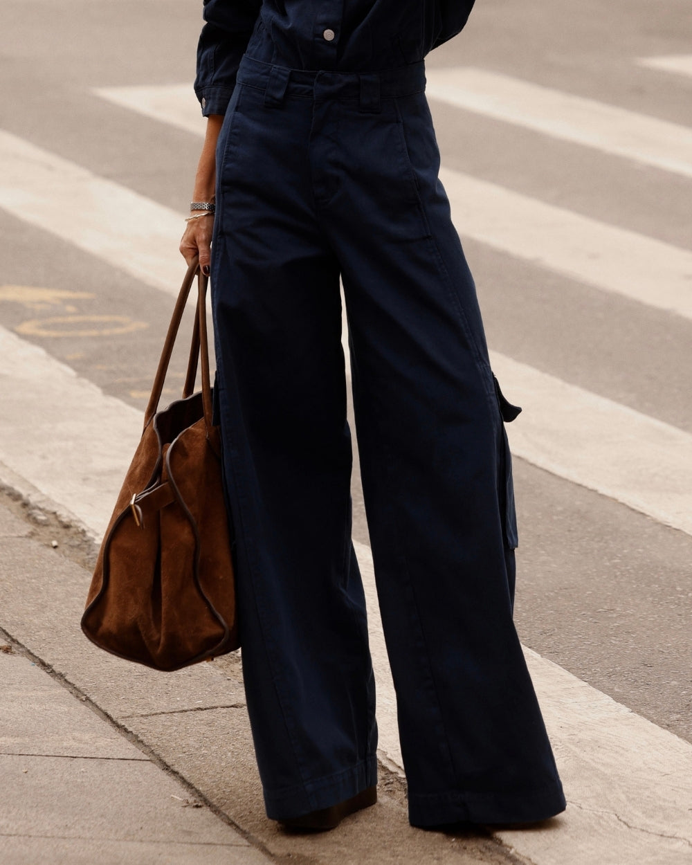 Calça Feminina Alcance ref. CARGO JEANS - VintedoisK Imagem principal do produto