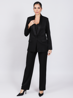 Blazer alfaiataria Gloss 393826 Skenn close lapela tecido