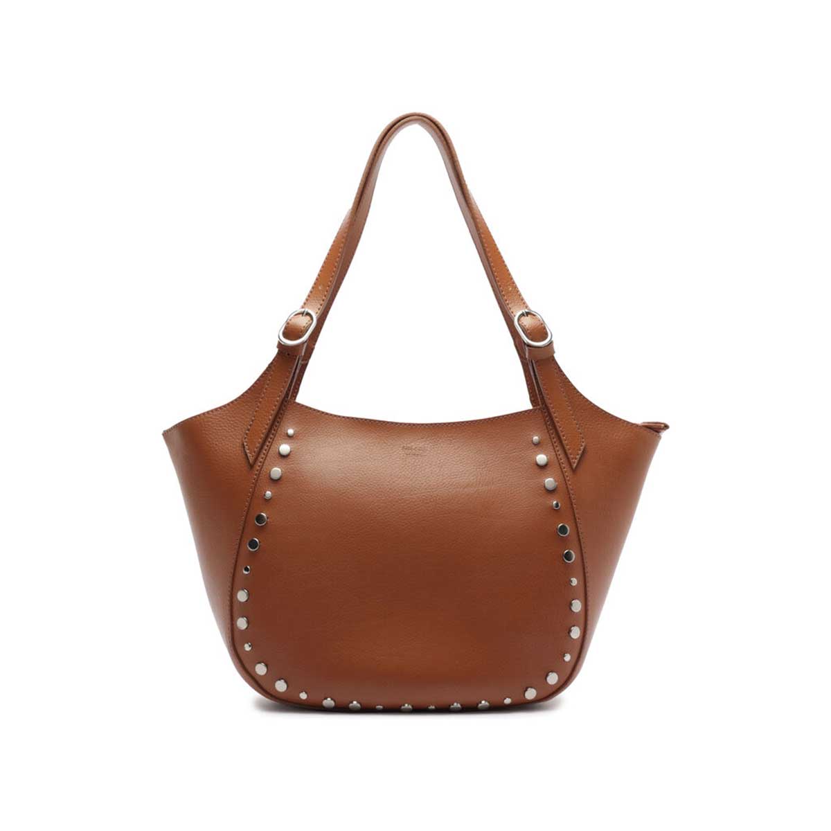 BOLSA MARROM SHOPPING TACHAS A 50023 0804 0002 AREZZO