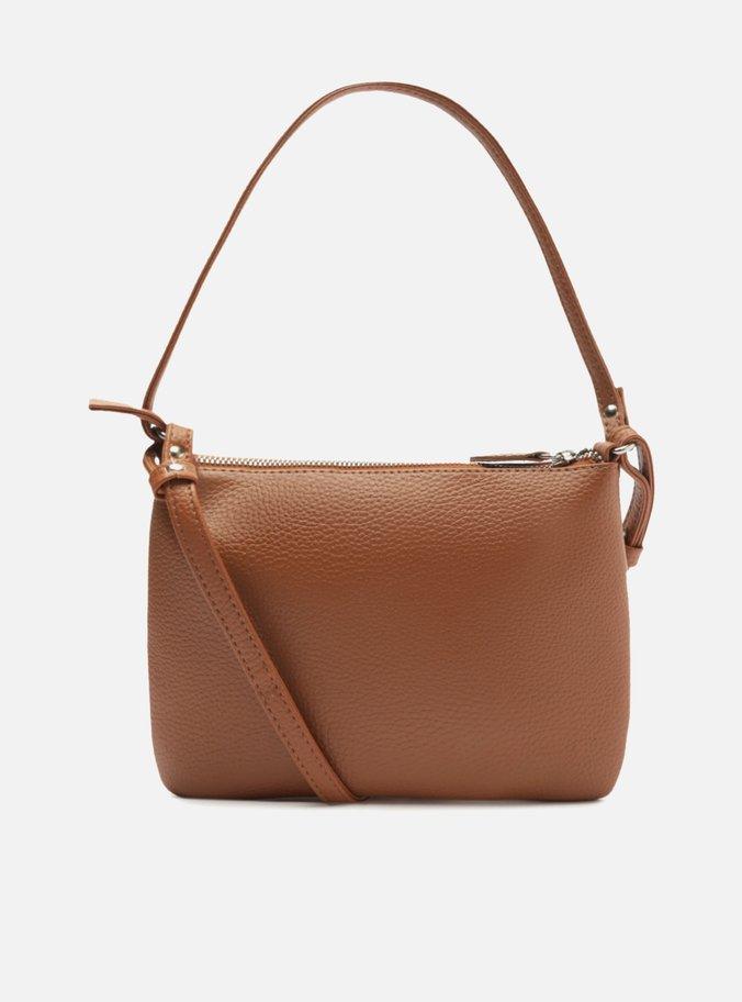 BOLSA TIRACOLO MARROM CARAMEL LUISA PEQUENA A 50023 0503 0069 AREZZO - Vintedoisk