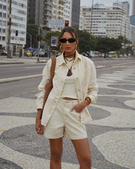 CAMISA JEANS AMPLA COAST STRIPES LISTRAS 10045357 ALCANCE