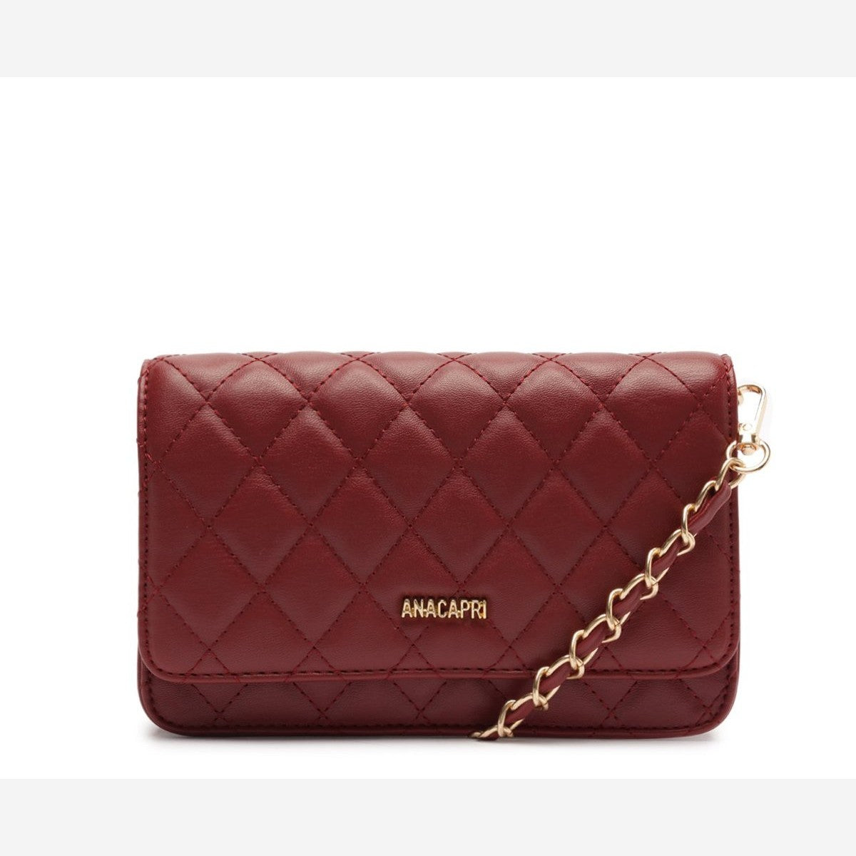 BOLSA TIRACOLO PEQUENA MATELASS CORRENTE VERMELHA C 50036 0059 0005 ANACAPRI