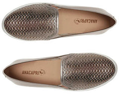 TÊNIS SLIP ON ANA PRATA VELHO C 30000 0058 0003 ANACAPRI