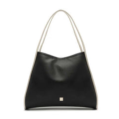 BOLSA SHOPPING GRANDE BOHO BOTÃO PRETA C 50002 0153 0001 ANACAPRI