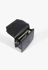Bolsa Tiracolo Couro Detalhe Cinto Preta S 50021 0015 0001 Schutz