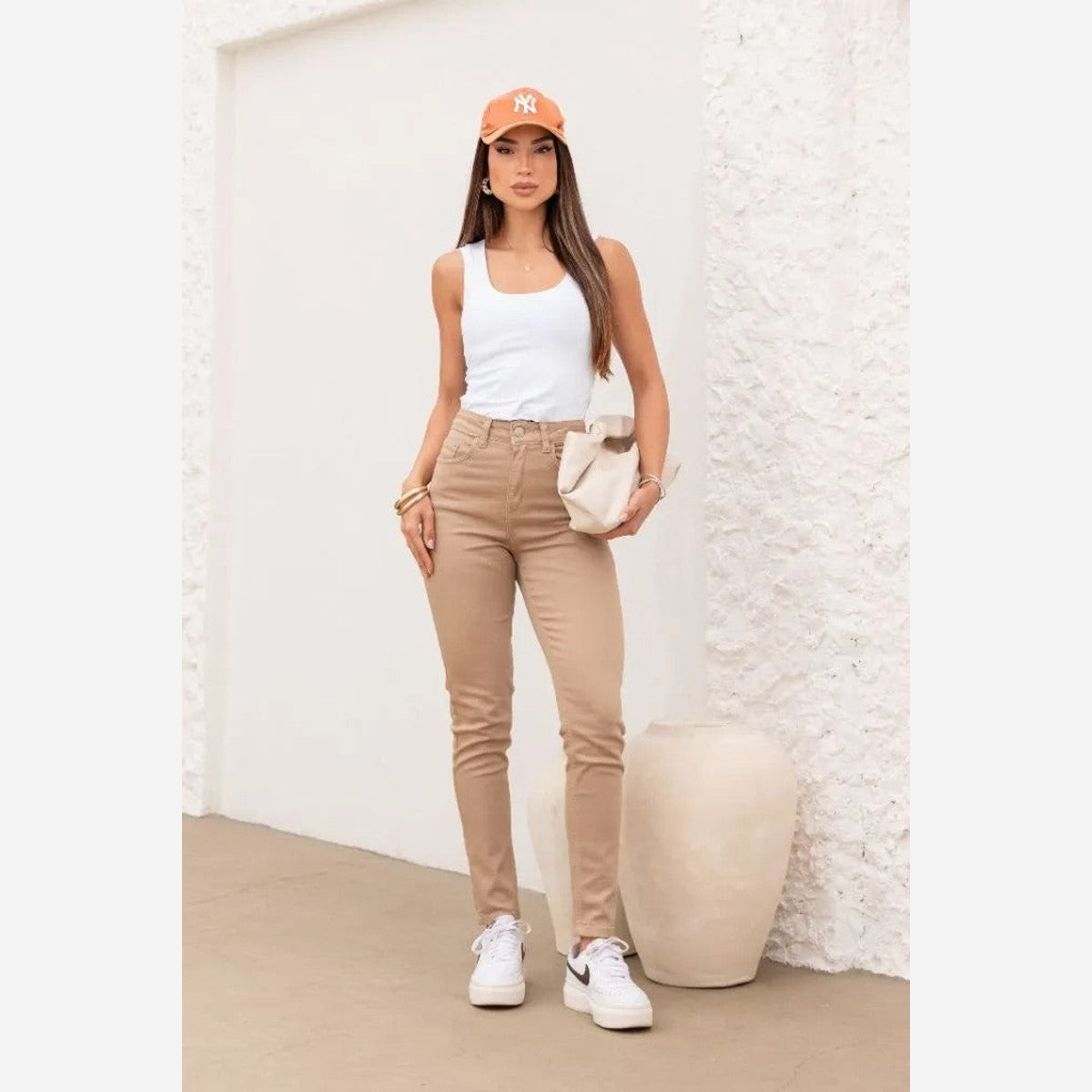 CALÇA SARJA SKINNY CINT INTER CAFEM00231C REVANCHE Imagem secundária do produto
