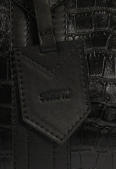 BOLSA BOWLING NAY CROCO PRETA S 50015 0838 0001 SCHUTZ