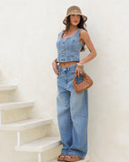 Calça Feminina ALCANCE ref. JEANS NEW - VintedoisK