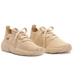TÊNIS SPORTY MALHA KNIT BEGE C 30376 0013 0001 ANACAPRI