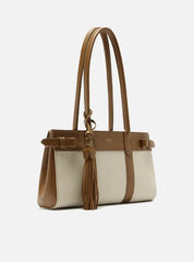 BOLSA TOTE MARROM LINHO MÉDIA TIRAS A 50011 0976 0002 AREZZO