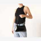 BOLSA TIRACOLO LISA MEDIA PRETA C 50030 0165 0001 ANACAPRI