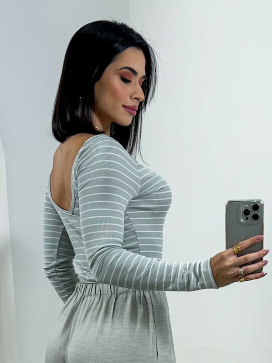 BLUSA TOP RIBINHA RAGLAN 374118 SKENN Imagem secundária do produto