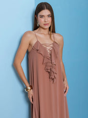 VESTIDO TOQUE DE SEDA 403627 SKENN