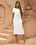 Vestido Feminino Amicia ref. VESTIDO MIDI - VintedoisK